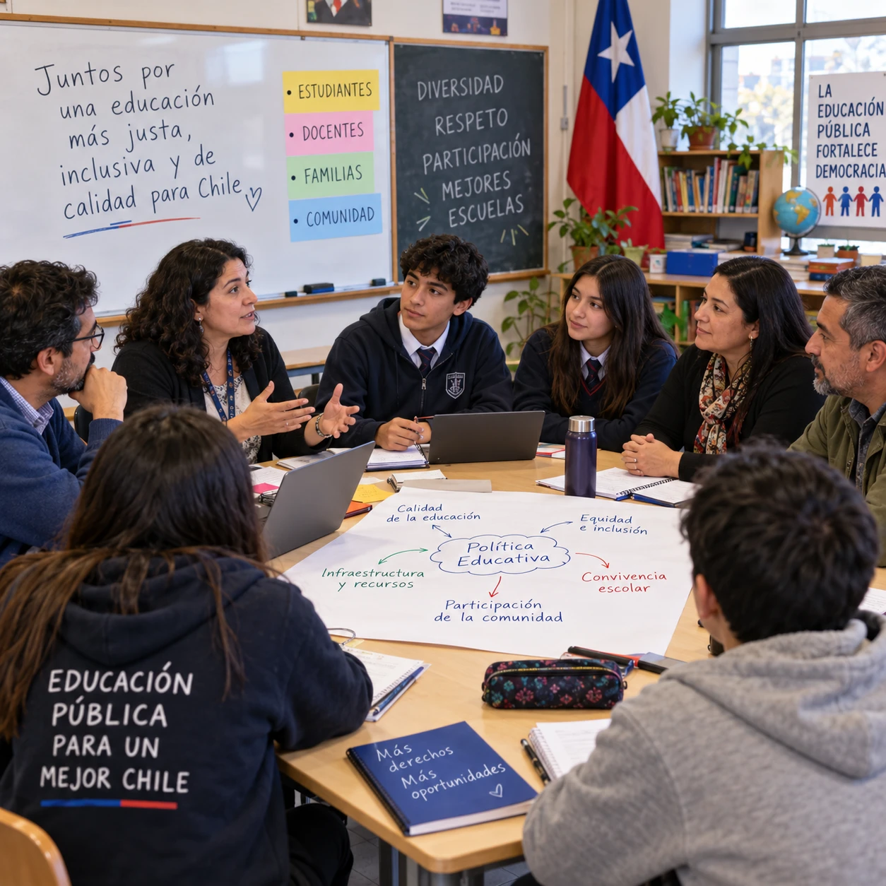 Análisis crítico de las políticas educativas chilenas: avances, tensiones y desafíos